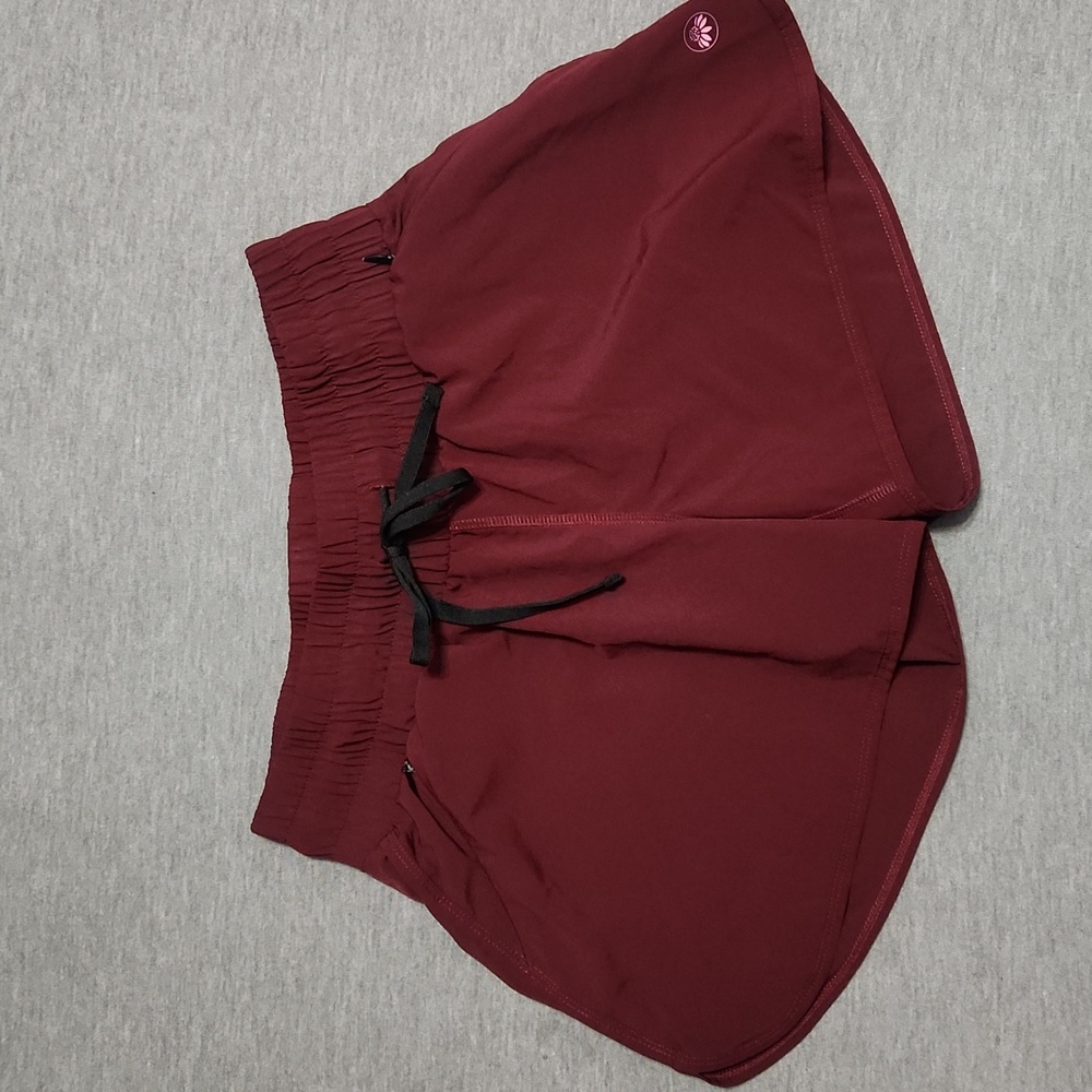 Senita Athletics Maroon Athletic Shorts
